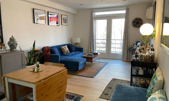 Williamsburg Apartamento | Modern lg 2/2 Condo central Wburg : balcony, prkg, roof, gym. Sleeps 6