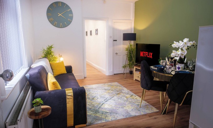 Fenham Apartamento | Modern Luxe Escape - Newcastle Upon Tyne, Free Parking