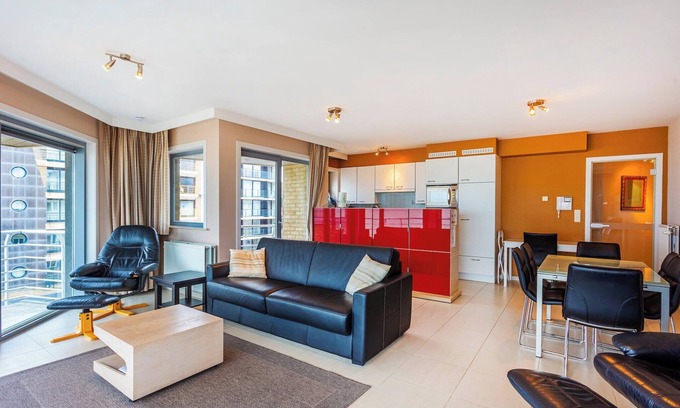 Koksijde-Bad Apartamento | Apartamento esquinero en primera línea de mar.