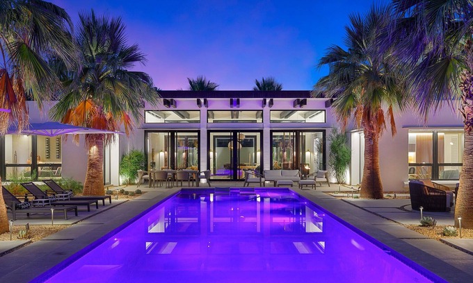 The Mesa Casa | 'Modern Mesa' Private1/2 Acre Palm Springs Estate