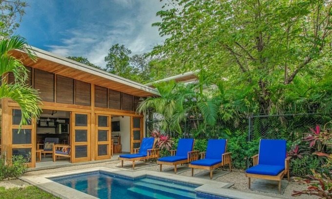 Playa Guiones Casa | Modern Oasis in Playa Guiones walk everywhere!