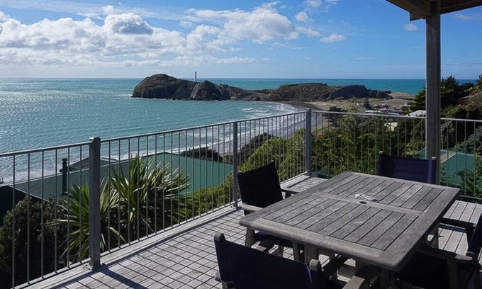 Castlepoint Casa | Moderna casa privada con impresionantes vistas al mar.
