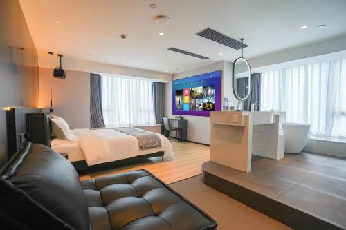 Feishajiao Apartamento | Modern Space Hotel-Guangzhou Nansha Wanda Plaza near Line4 STN&Line18 STN