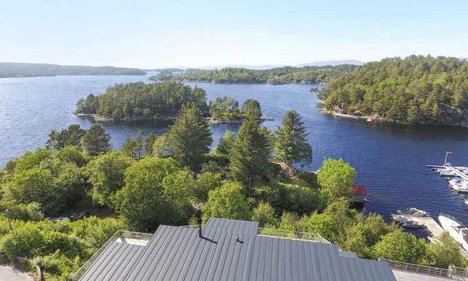 Grimsland Casa | Modern Spectacular Water View Relaxation Hiking Cycling Fishing Optional Boat