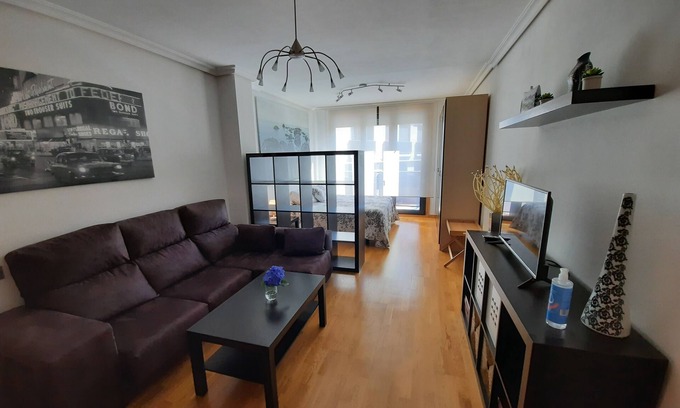 Baiona Apartamento | Estudio Moderno a 500m playa con Garaje