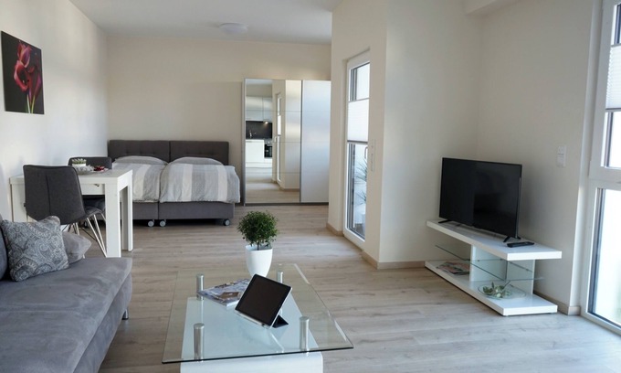Spessart-Main-Odenwald Apartamento | Modern studio with balcony (approx. 40 sqm)
