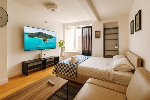 Harlem Apartamento | Modern Studio with Private Bathroom and Kitchen