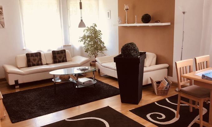 Marktredwitz Apartamento | Moderno apartamento de 4 **** para altas exigencias con terraza sur en el Fichtelgebirge