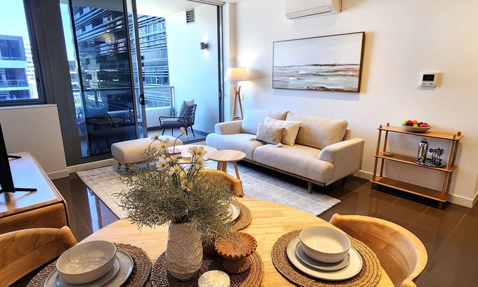 Waterloo Apartamento | Modern Sydney Living with Pool & Gym