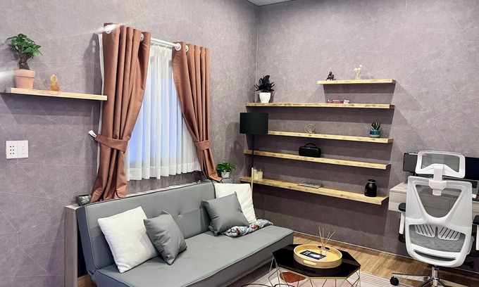 Ben Tre Cabaña | Modern Thatch 1-bedroom cottage in Bến Tre with WiFi, AC