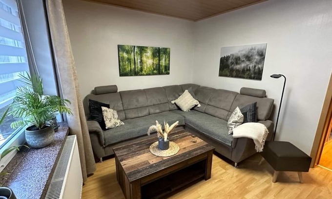 Thale Apartamento | Modern vacation apartment with covered terrace