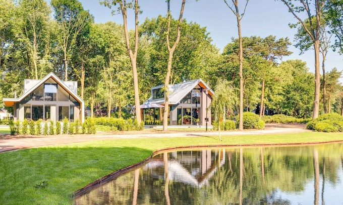Lunteren Villa | Chalet moderno cerca de De Veluwe
