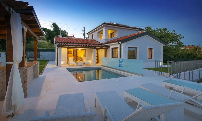 Nova Vas Villa | Villa Gloria Vita, con piscina