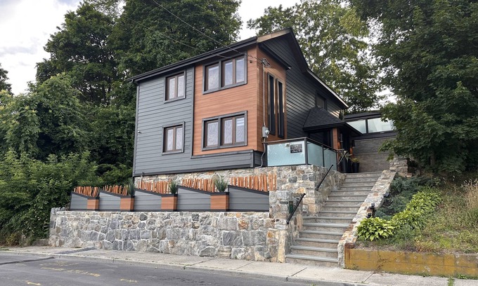 Highland Falls Casa | Modern West Point House near USMA - 3 bed, 2 bath with Hot tub & Fire pit!