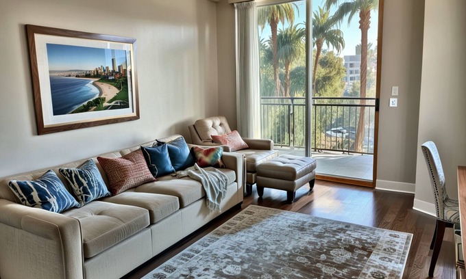 Westwood Apartamento | Modern Westwood Executive Suite