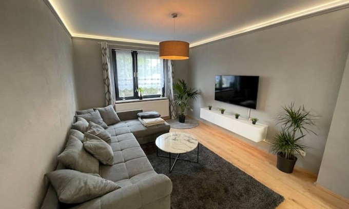Magdeburg Apartamento | Modernes Reihenhaus mit Garten