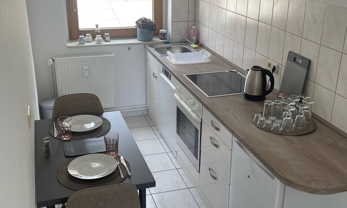 Pasewalk Apartamento | Modernly furnished apartment, quiet downtown location, parking space + dishwasher