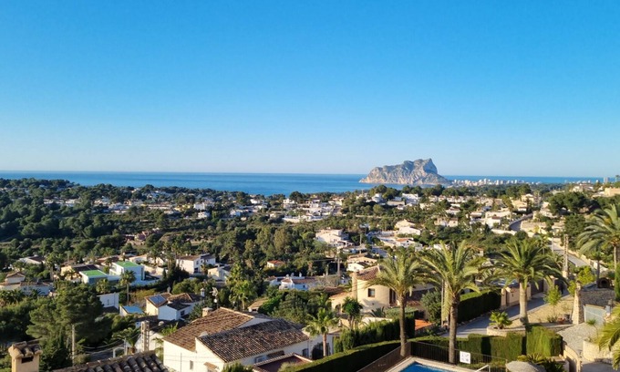 Benimeit Casa | Modernly furnished, spacious property in Moraira with breathtaking sea views