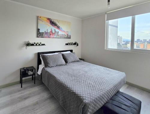 San Miguel Apartamento | Moderno departamento full equipado en San Miguel, Santiago, a pasos del metro Departamental