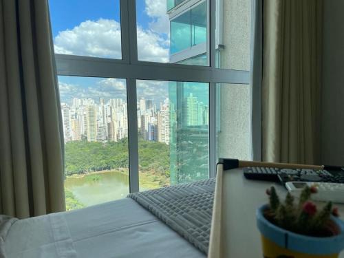 Setor Bueno Apartamento | Moderno Flat com vista para o Parque Vaca Brava