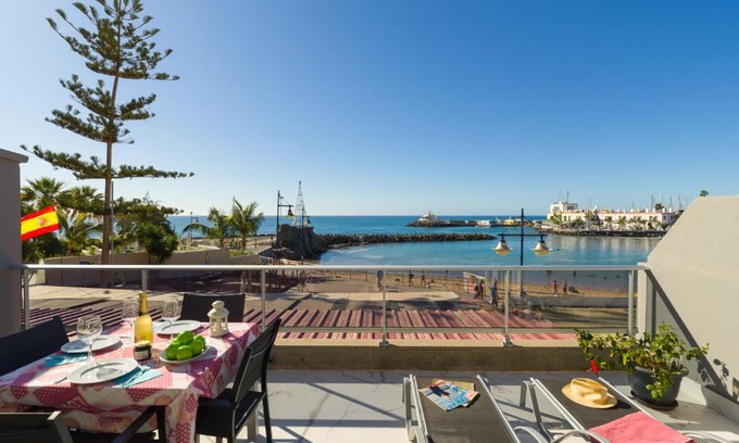 Playa de Mogan Casa | Mogan Beach Blue Sky