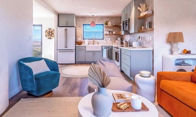 Twentynine Palms Casa | Mojave Palms · Epic Mojave Views + Sauna & Pool