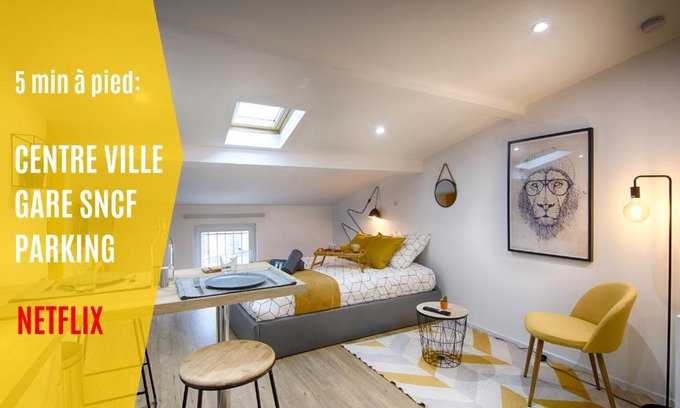 Centre Ville Apartamento | MON LOFT NIORTAIS - l'ANGE ET LIQUE