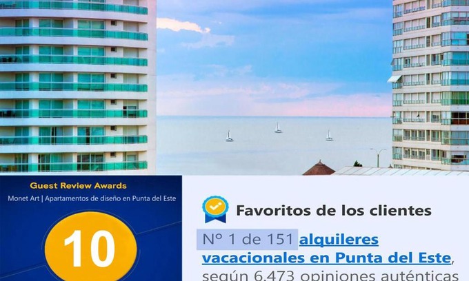 Punta del Este Apartamento | Monet Art - Apartamentos de diseño en Punta del Este