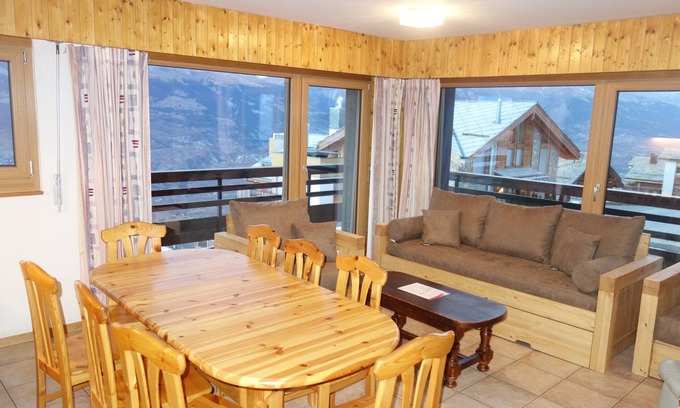 Veysonnaz Apartamento | Mont-Rouge E 010 - VIEW apartment 8 pers
