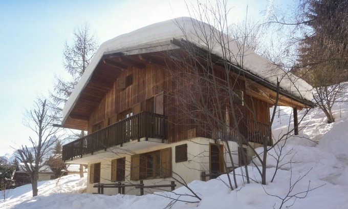 Montchavin Chalet De Esquí | Montchavin La Plagne: Casa de montaña (madera / piedra) - Bellentre