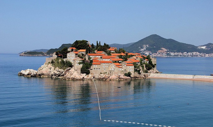 Sveti Stefan Apartamento | Apartamento de 4 habitaciones Montesan F5 Comfort con vista al mar