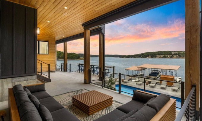 Sunrise Beach Casa | Moonlight Manor - Private Pool, Theatre Room & More!