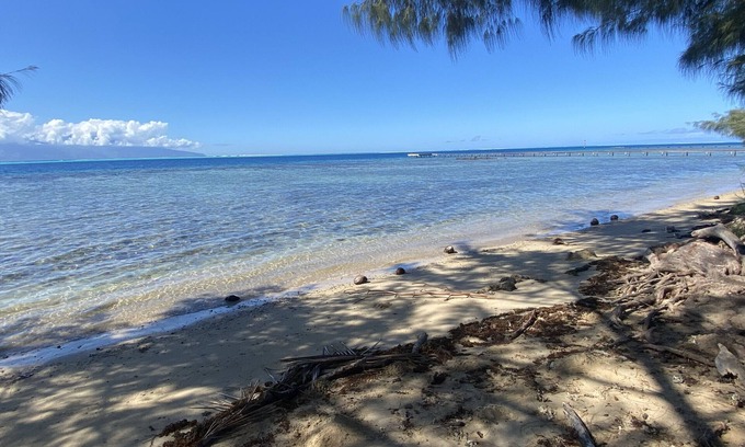 Moorea-Maiao Chalet De Esquí | MOOREA - Naku Kahi Bungalow 4 BeachView