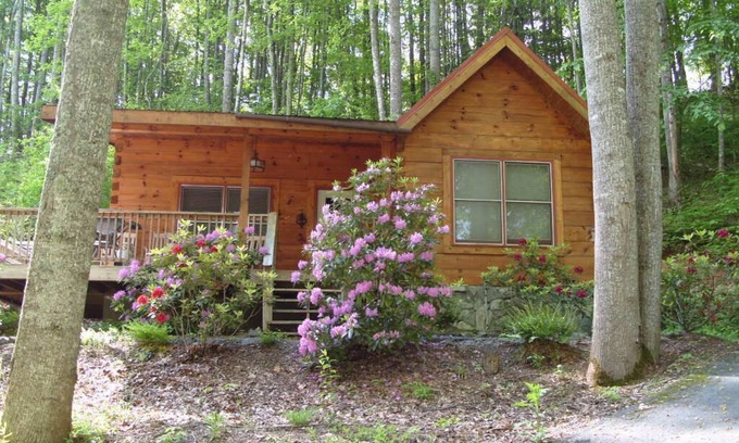 Waynesville Cabina | Moose Crossing Log Cabins, Waynesville N C 1/2 milla hasta Blue Ridge Pkwy.