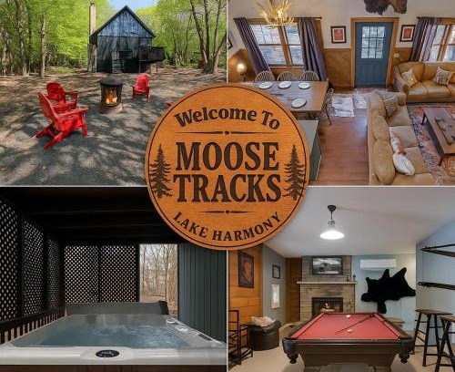Lake Harmony Estates Casa | Moose Tracks Cabin Hot Tub 1 Mile To Lake