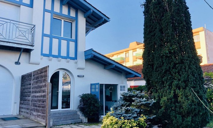 Le Moulleau Casa | Casa adosada a 150 m de la playa con jardín y 2 habitaciones en Arcachon