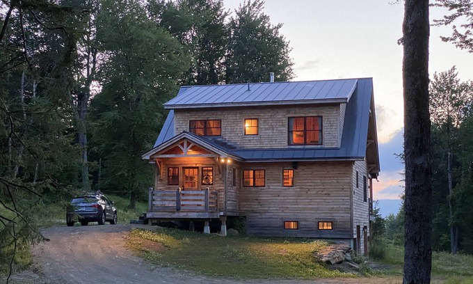 Wilmington Casa | Nuevo Mount Snow Post y Beam Lodge