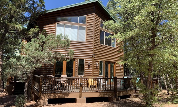 Payson Cabina | Cabina de la montaña, con temperaturas frescas, las vistas, y muebles modernos.
