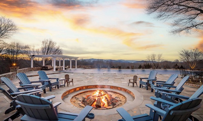 Haywood Otro | Mountain Farmhouse on 200Acres Ranch w/ Blue Ridge Views, Hot Tub, Sauna & More