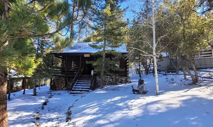 Pine Mountain Club Chalet De Esquí | Mountain Getaway Log Cabin