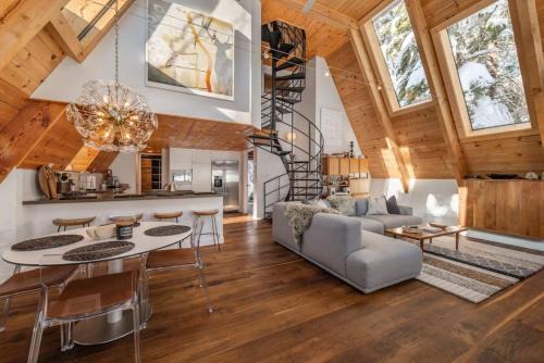 Tahoe City Casa | Mountain Modern The Tahoe A-Frame w Private Pier