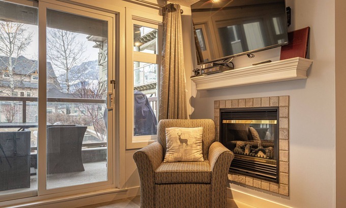 Canmore Condominio | Mountain View 1 BR - Full Kitchen-BBQ-AC