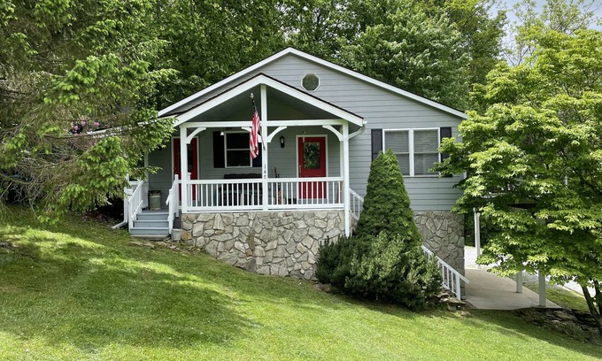 Waynesville Casa | Mountain View Y Creek House El 5 Hermosa Acres privada