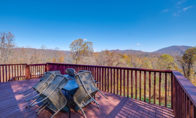 Callaway Cabina | Mountain-View Blue Ridge Cabin Getaway w/ Fire Pit