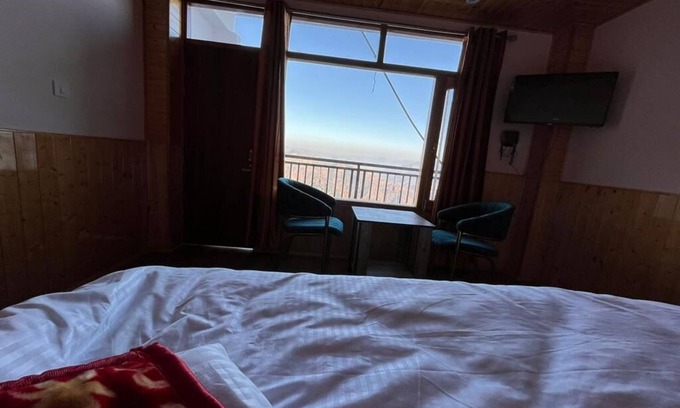 Theog Cabaña | Mountain View Room | w King Sized Bed, Balcony, View, Food, T.V,