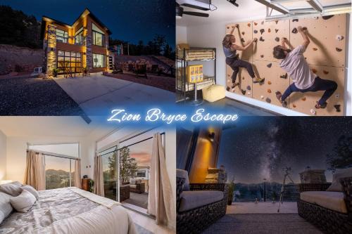 Glendale Casa | Mountainside Retreat Climbing Wall Zion Bryce 3BR Stargazing Firepit EV