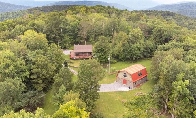 Margaretville Cabina | Mountaintop Catskills Dream Retreat