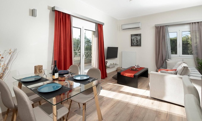 Markopoulo Mesogaias Apartamento | Mtc-sfs Apartment by the sea and Airport