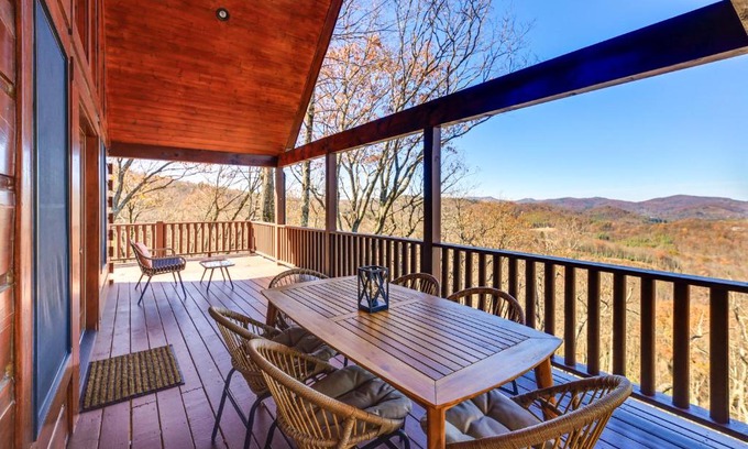 Sparta Casa | Mtn-View Blue Ridge Cabin on Over 2 Acres!