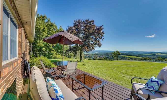 Muncy Casa | Muncy Vacation Rental w/ Deck & Views